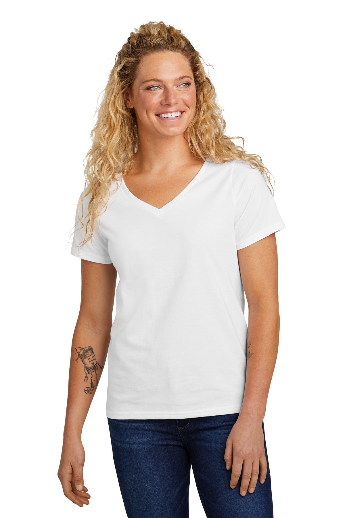 Volunteer Knitwear? Women's Daily V-Neck Tee LVL45V