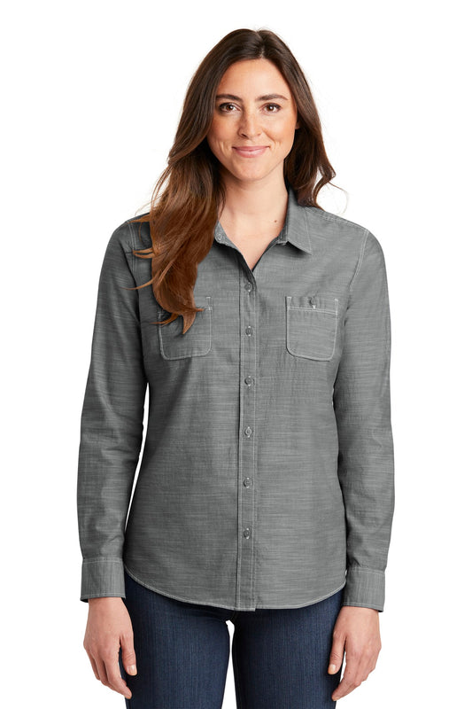 Port Authority? Women's Slub Chambray Shirt. LW380