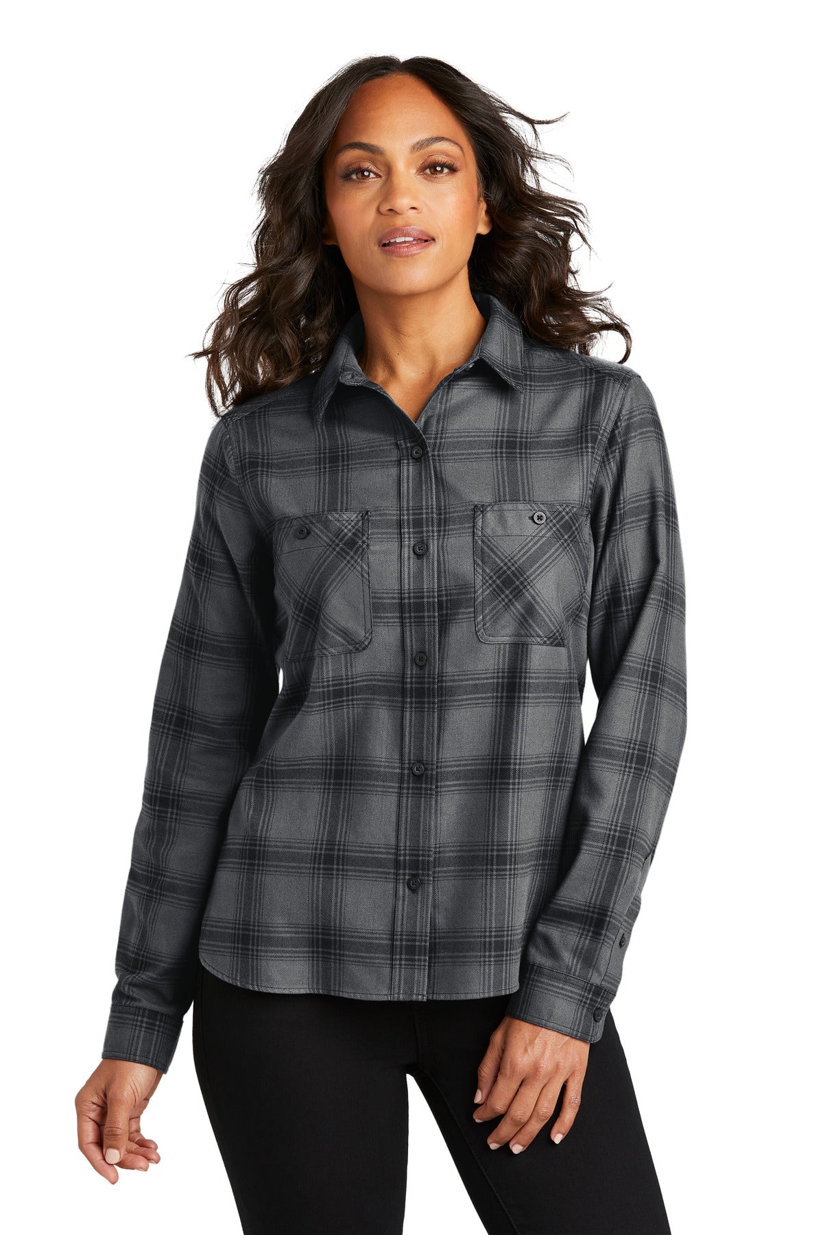 Port Authority? Women's Plaid Flannel Shirt LW669