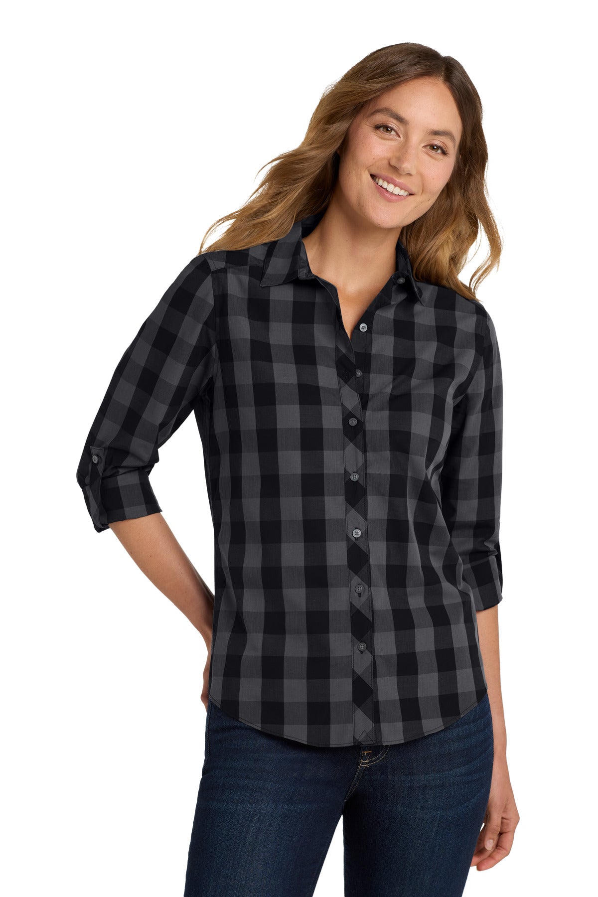 Port Authority? Women's Everyday Plaid Shirt. LW670