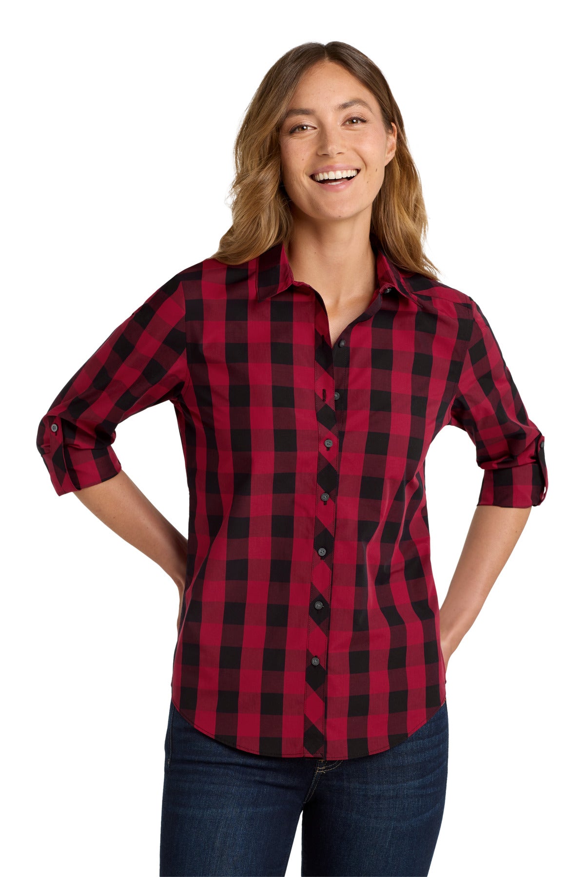 Port Authority? Women's Everyday Plaid Shirt. LW670