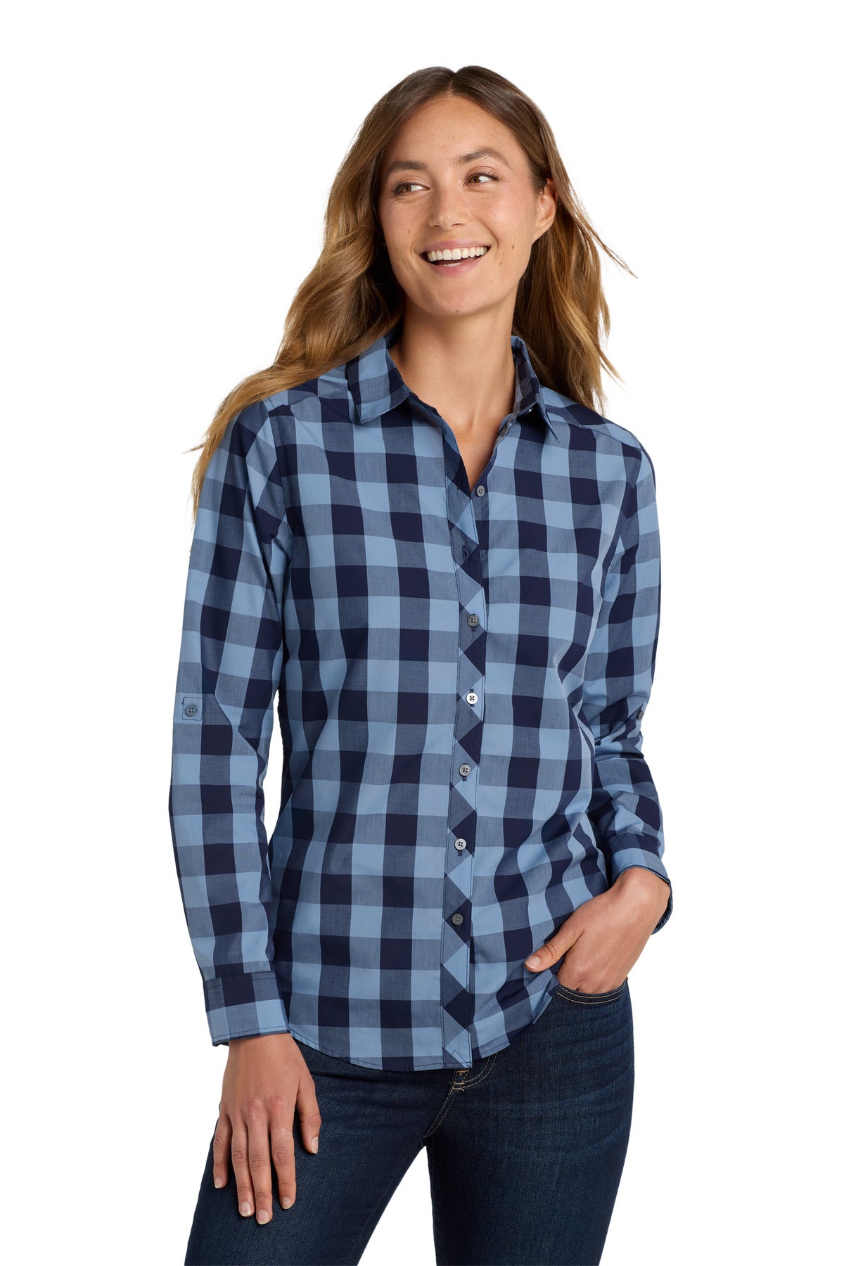 Port Authority? Women's Everyday Plaid Shirt. LW670