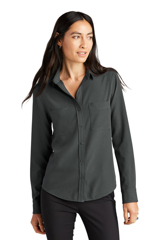 Mercer+Mettle? Women's Stretch Crepe Long Sleeve Camp MM2013