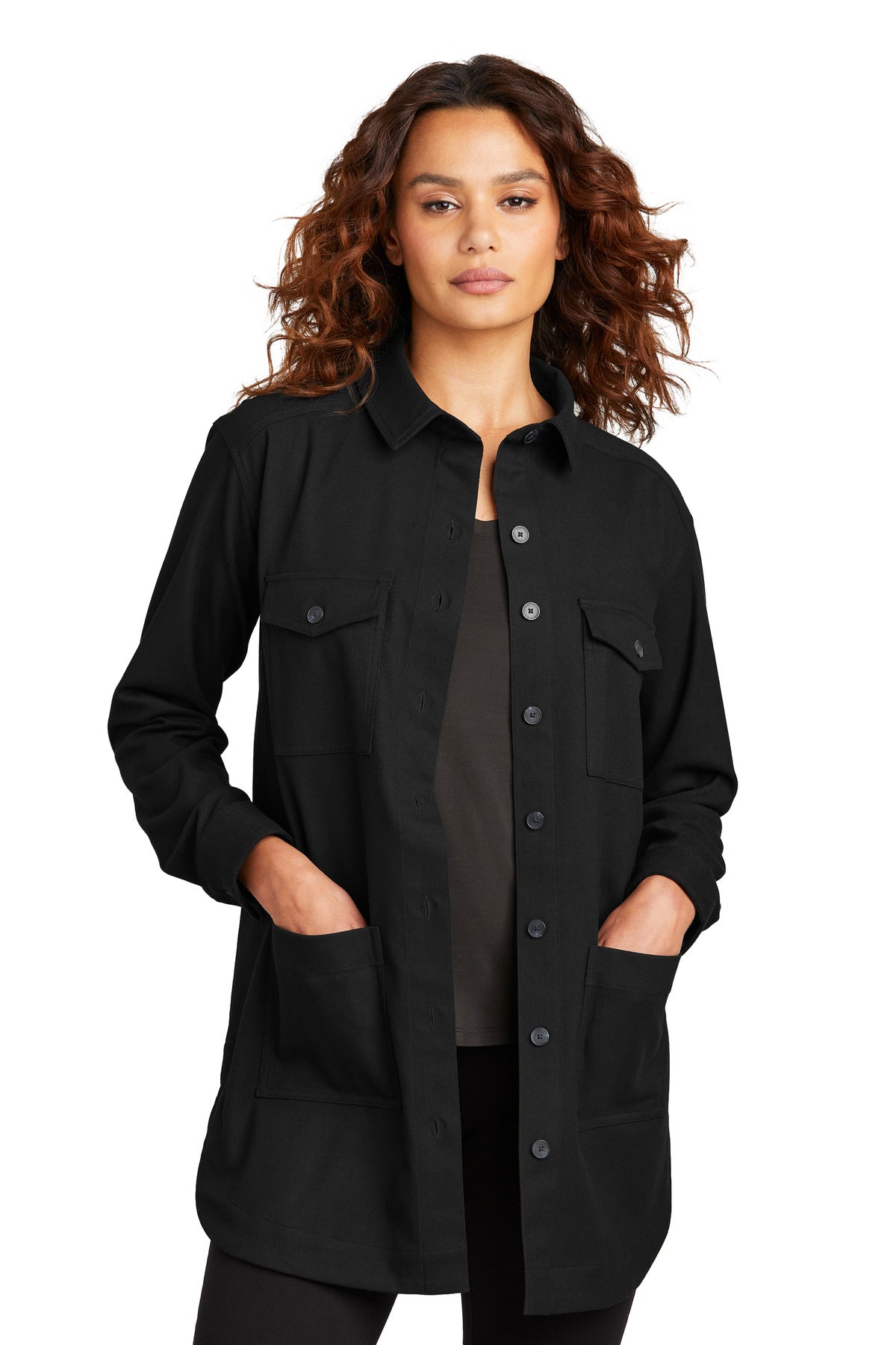 Mercer+Mettle? Women's Long Sleeve Twill Overshirt MM2021