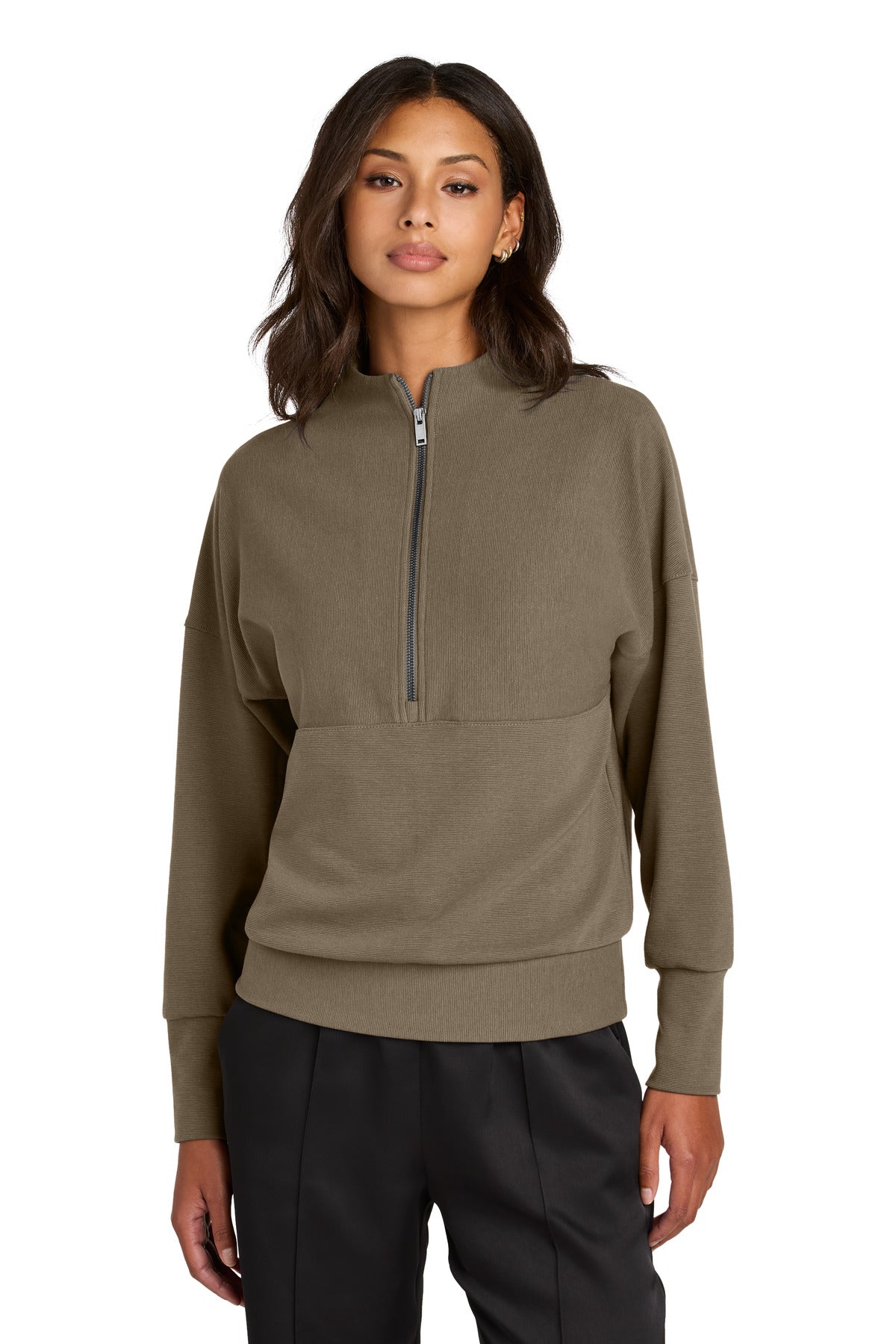 Mercer+Mettle? Women's Linear Texture 1/4-Zip MM3041