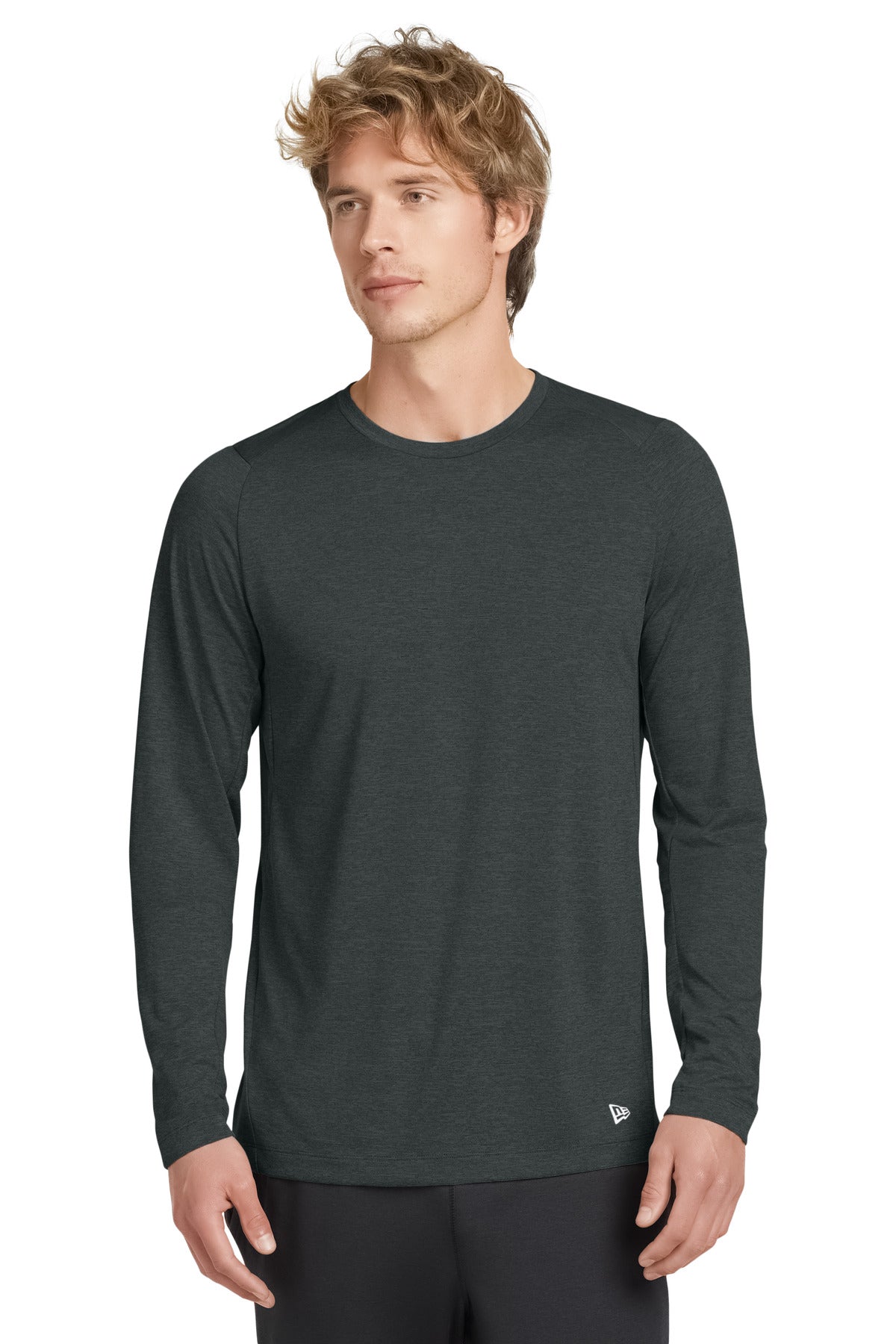 New Era ? Series Performance Long Sleeve Crew Tee. NEA201