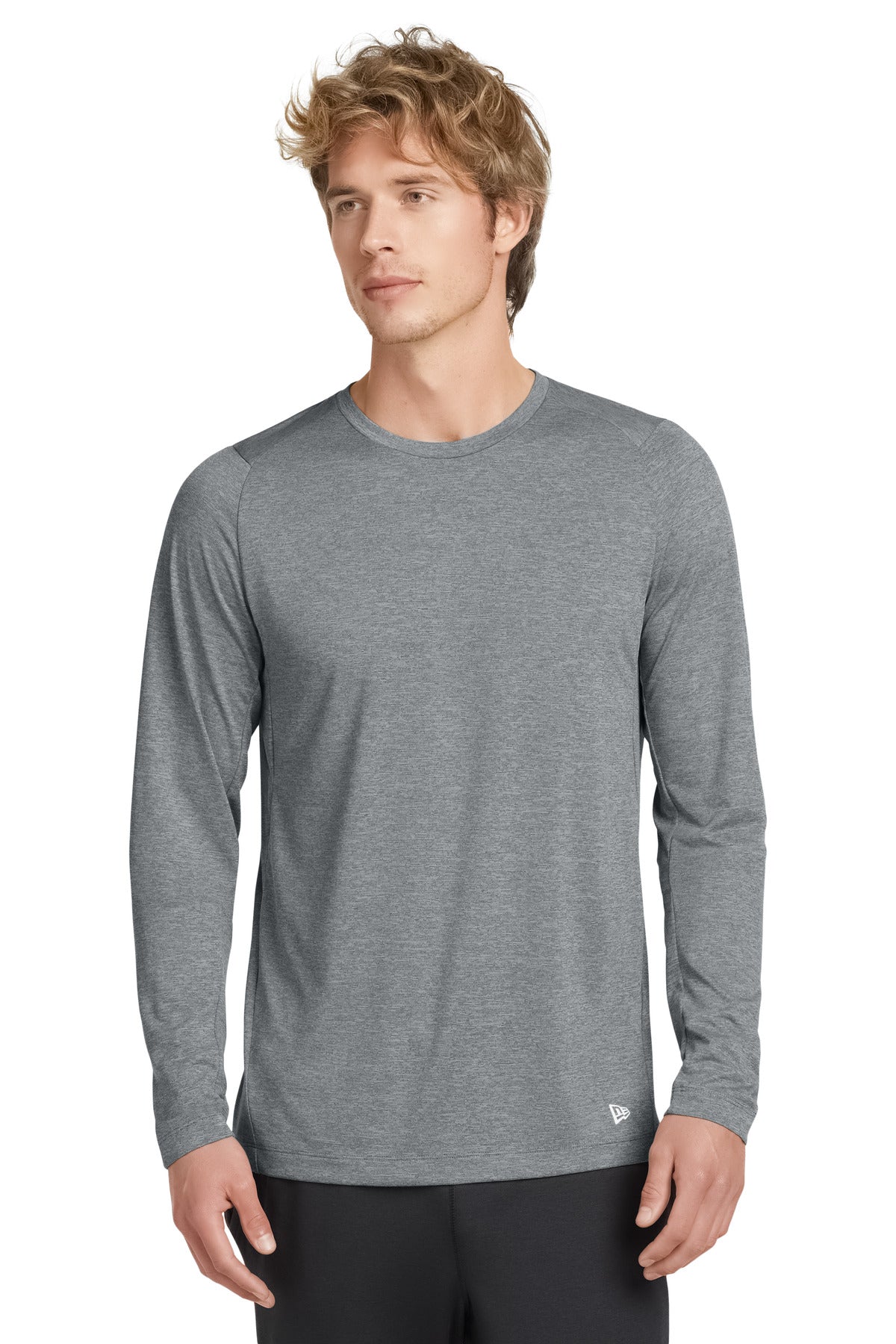 New Era ? Series Performance Long Sleeve Crew Tee. NEA201