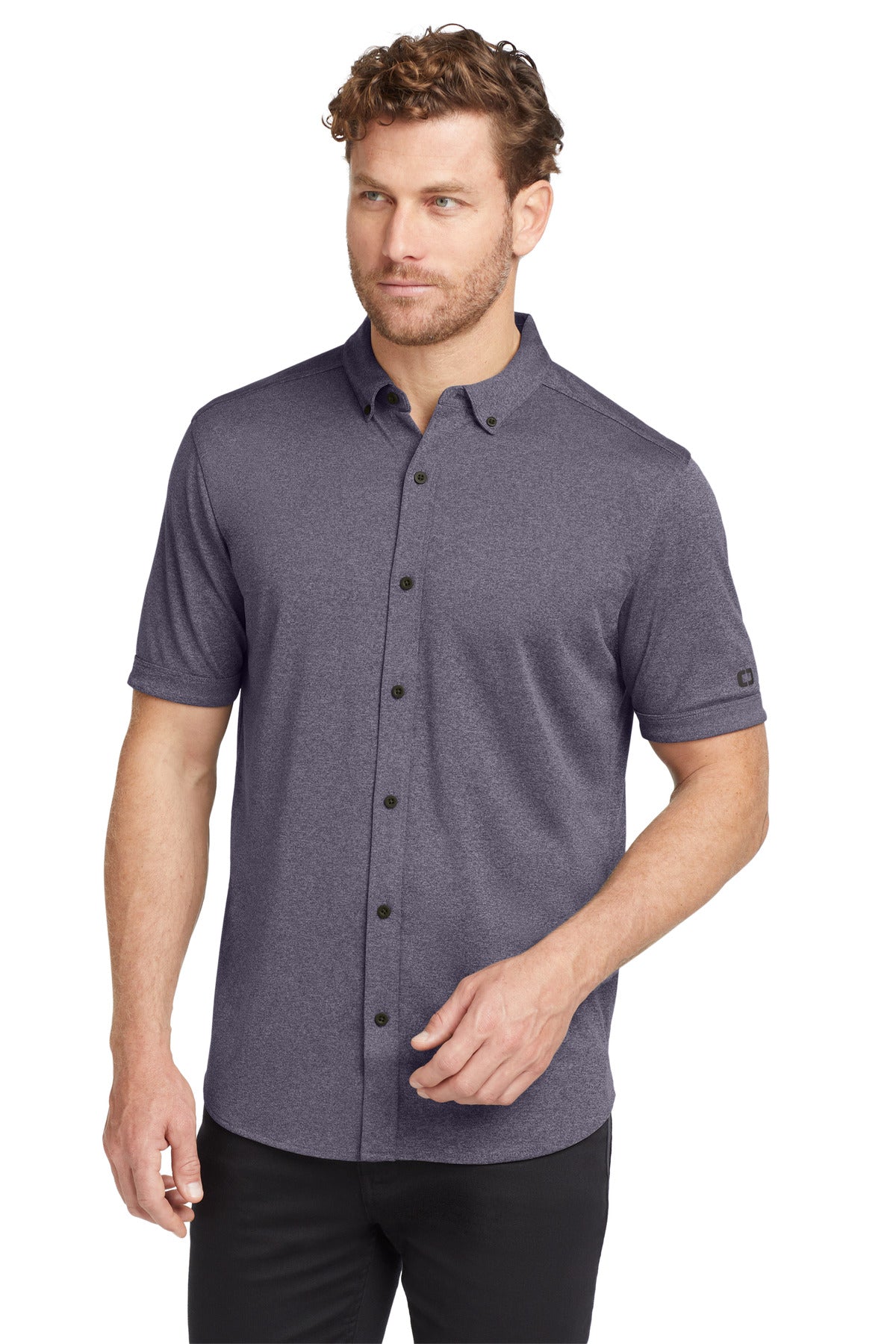 OGIO ? Gravitate Full-Button Polo. OG141