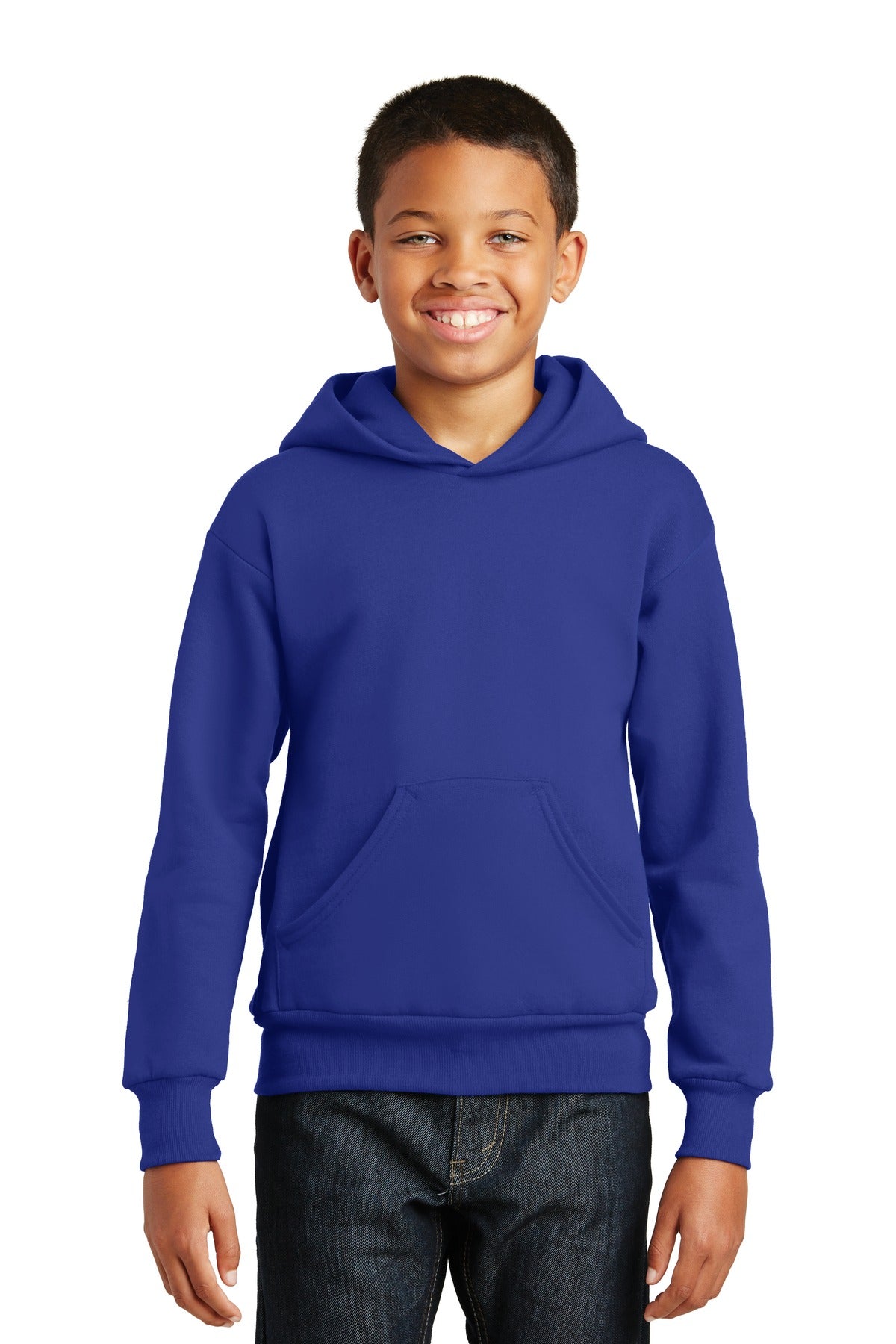 Hanes? - Youth EcoSmart? Pullover Hooded Sweatshirt.  P470