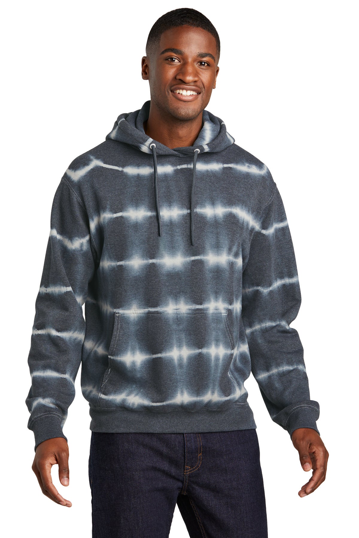 Port & Company? Allover Stripe Tie-Dye Fleece PC143