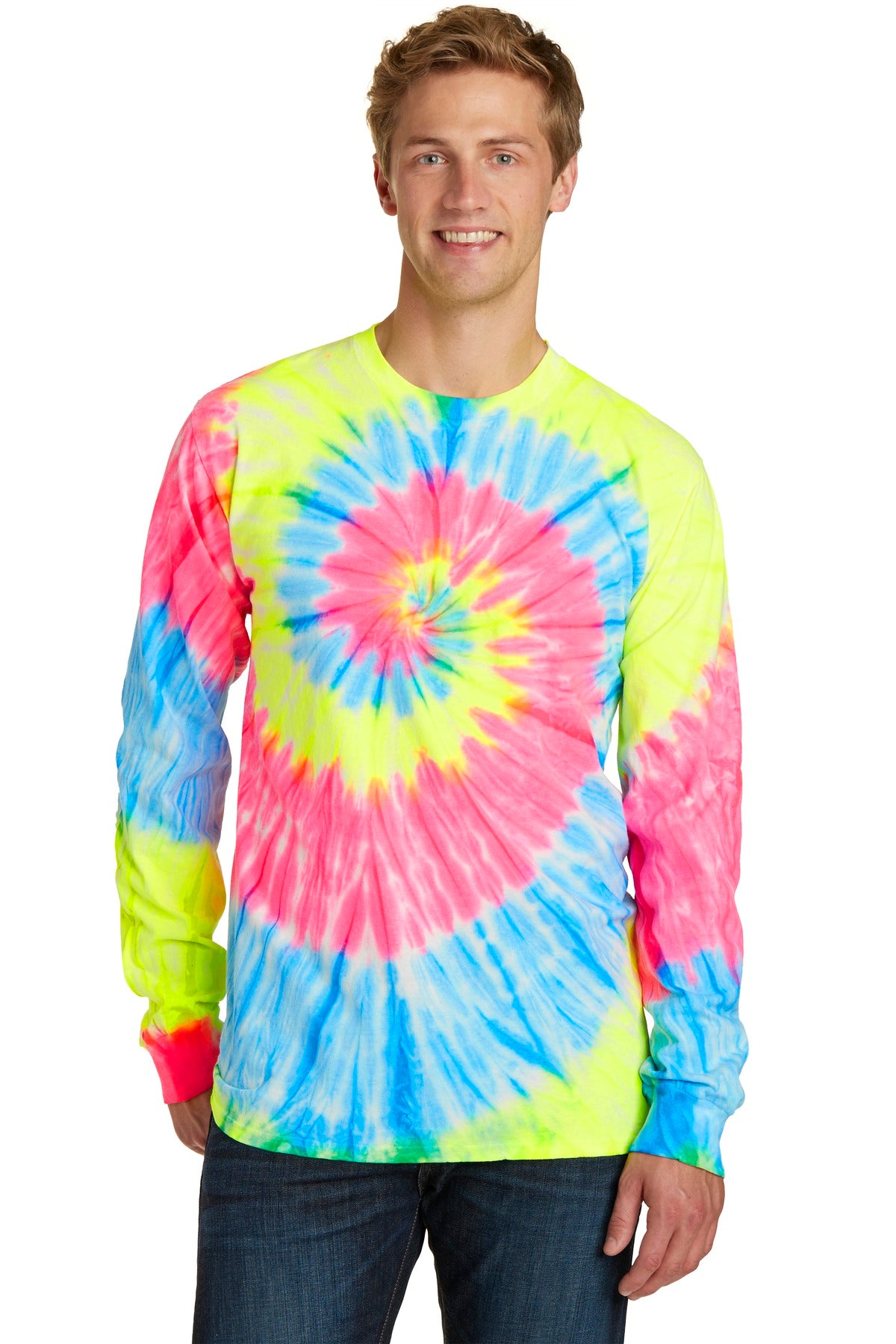 Port & Company? Tie-Dye Long Sleeve Tee.  PC147LS