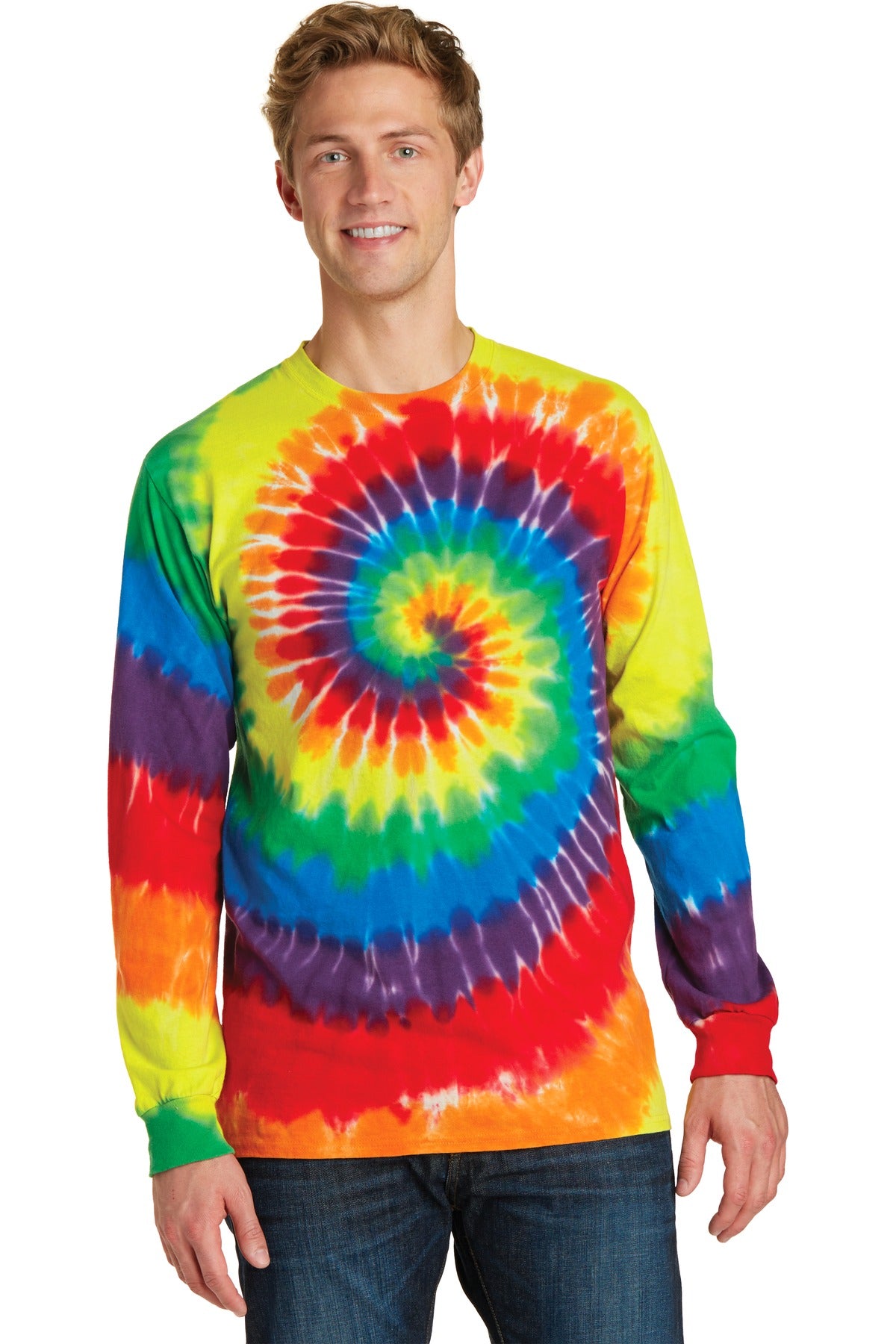 Port & Company? Tie-Dye Long Sleeve Tee.  PC147LS