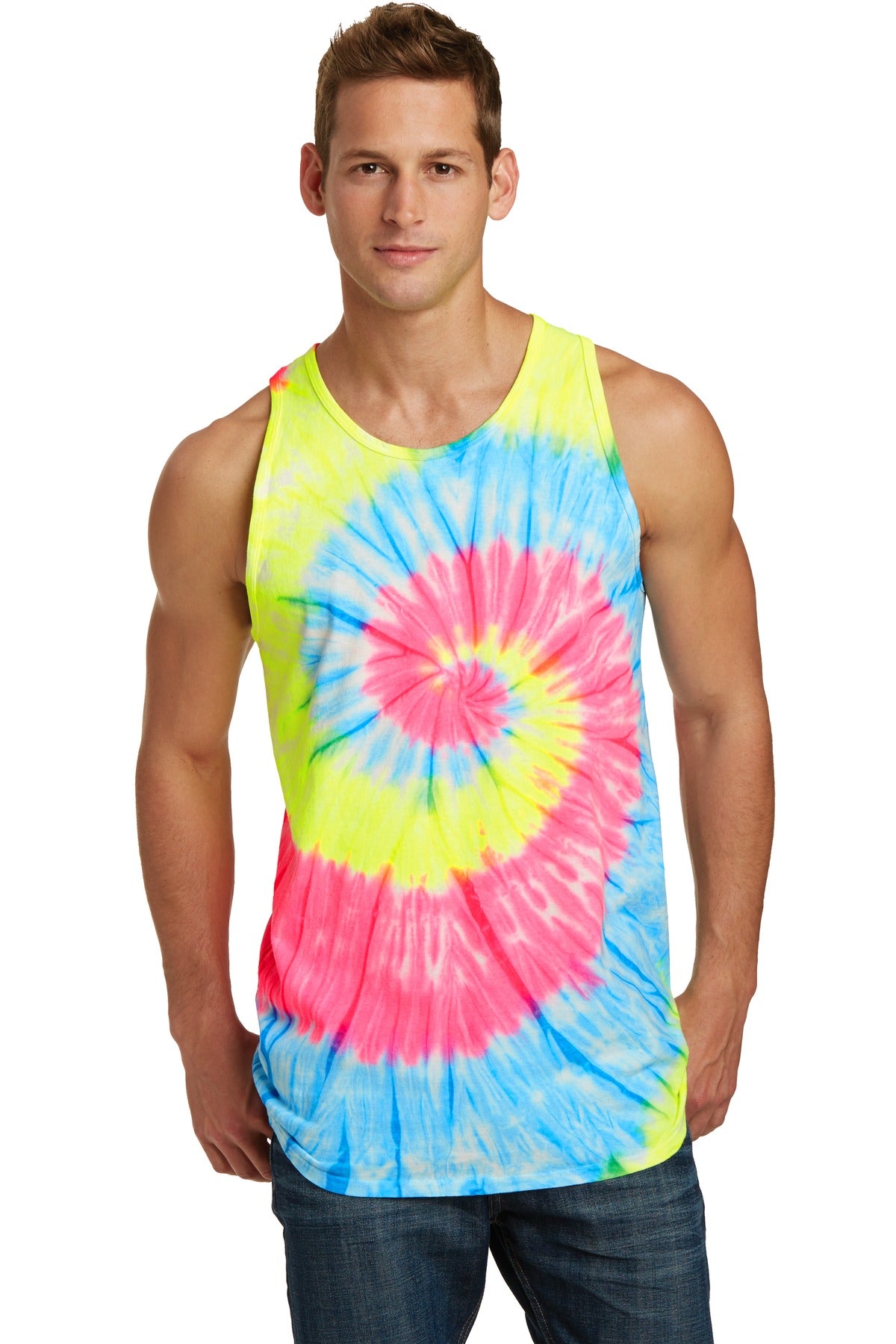 Port & Company? Tie-Dye Tank Top.  PC147TT