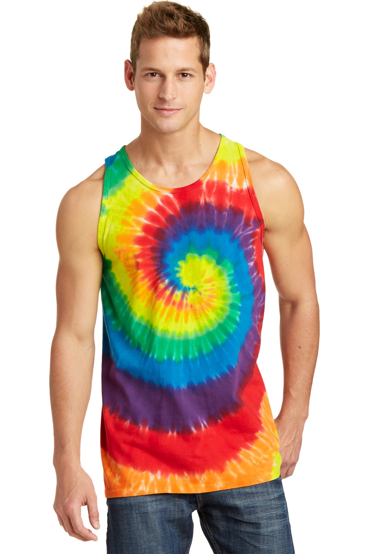 Port & Company? Tie-Dye Tank Top.  PC147TT