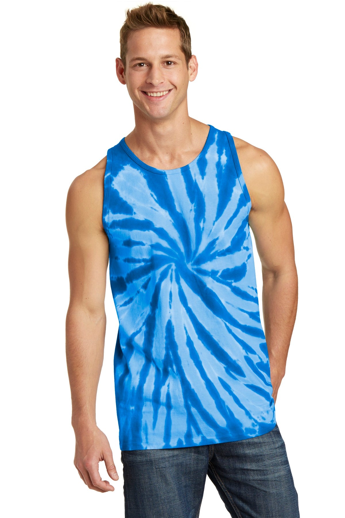 Port & Company? Tie-Dye Tank Top.  PC147TT