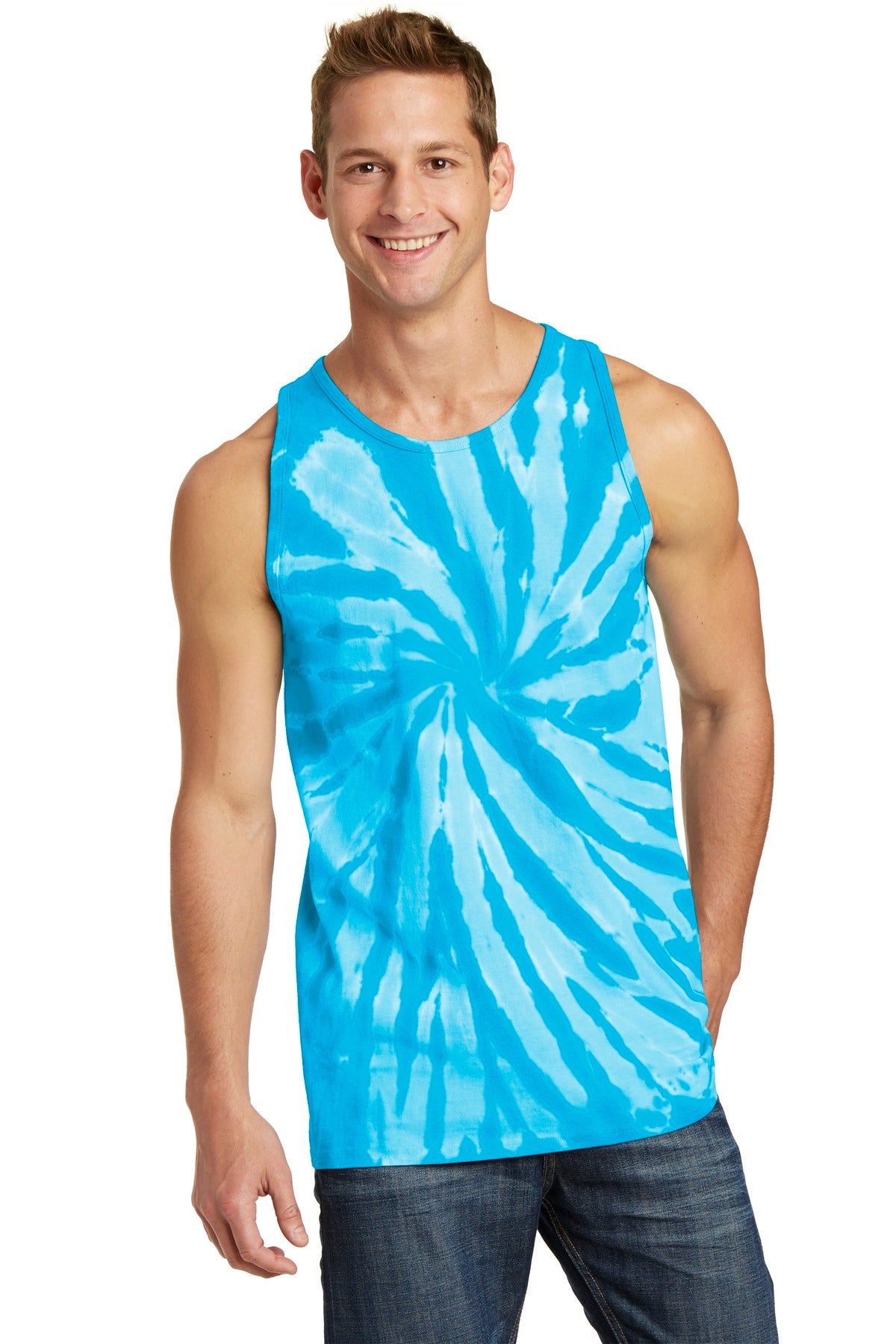 Port & Company? Tie-Dye Tank Top.  PC147TT