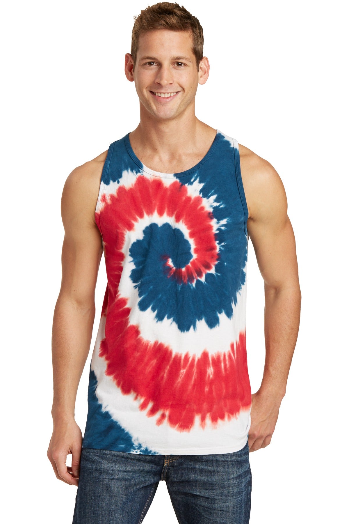 Port & Company? Tie-Dye Tank Top.  PC147TT