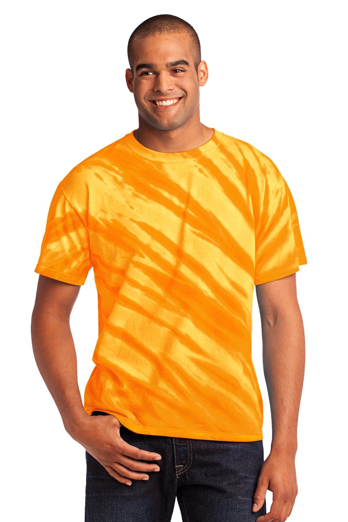 Port & Company? - Tiger Stripe Tie-Dye Tee. PC148