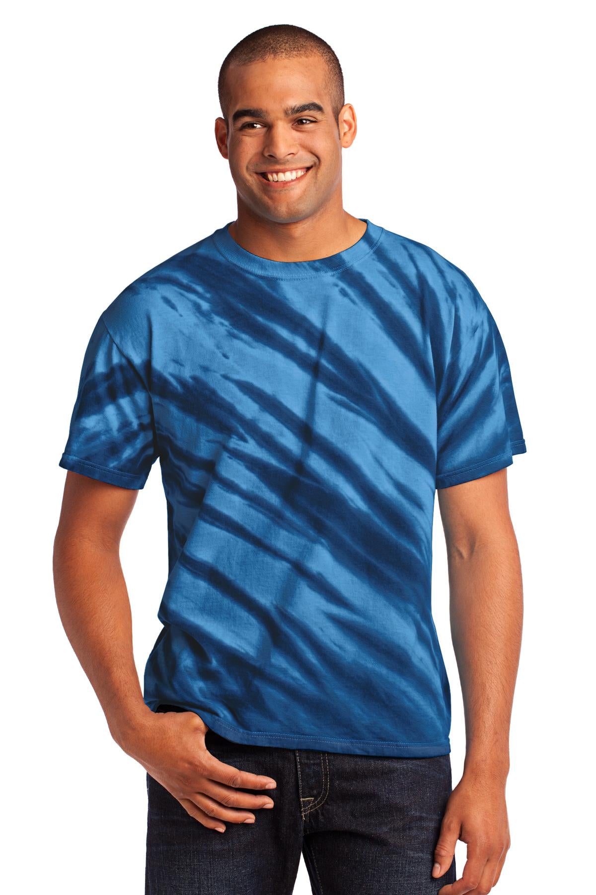 Port & Company? - Tiger Stripe Tie-Dye Tee. PC148