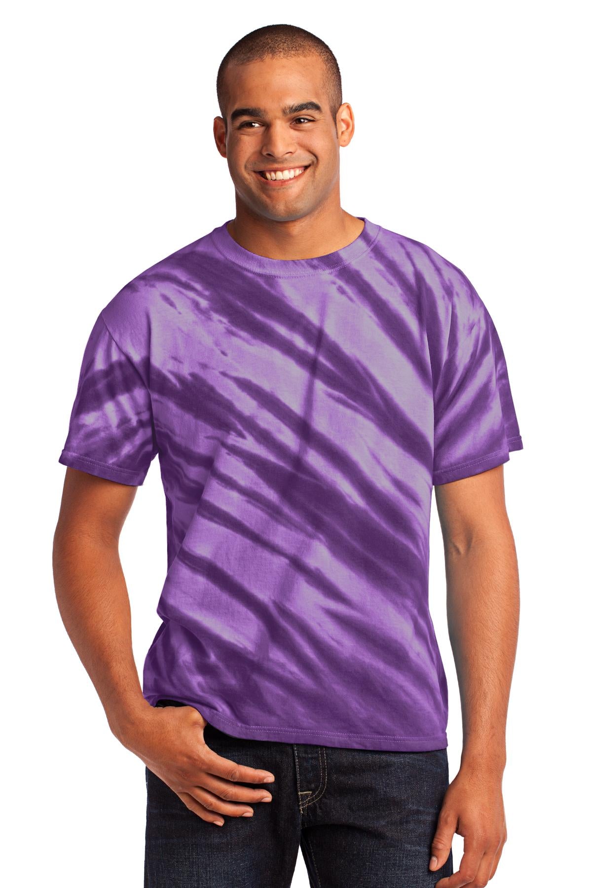 Port & Company? - Tiger Stripe Tie-Dye Tee. PC148