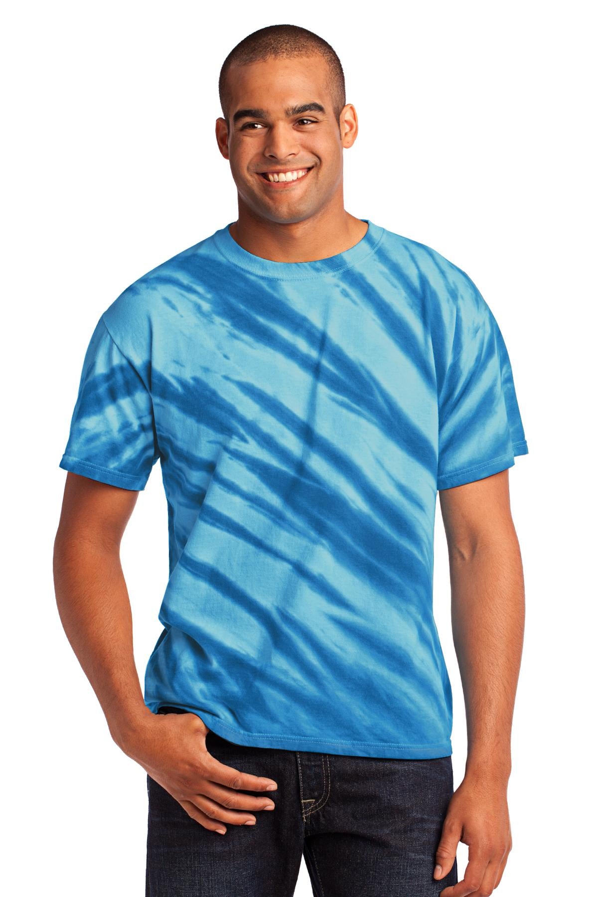 Port & Company? - Tiger Stripe Tie-Dye Tee. PC148