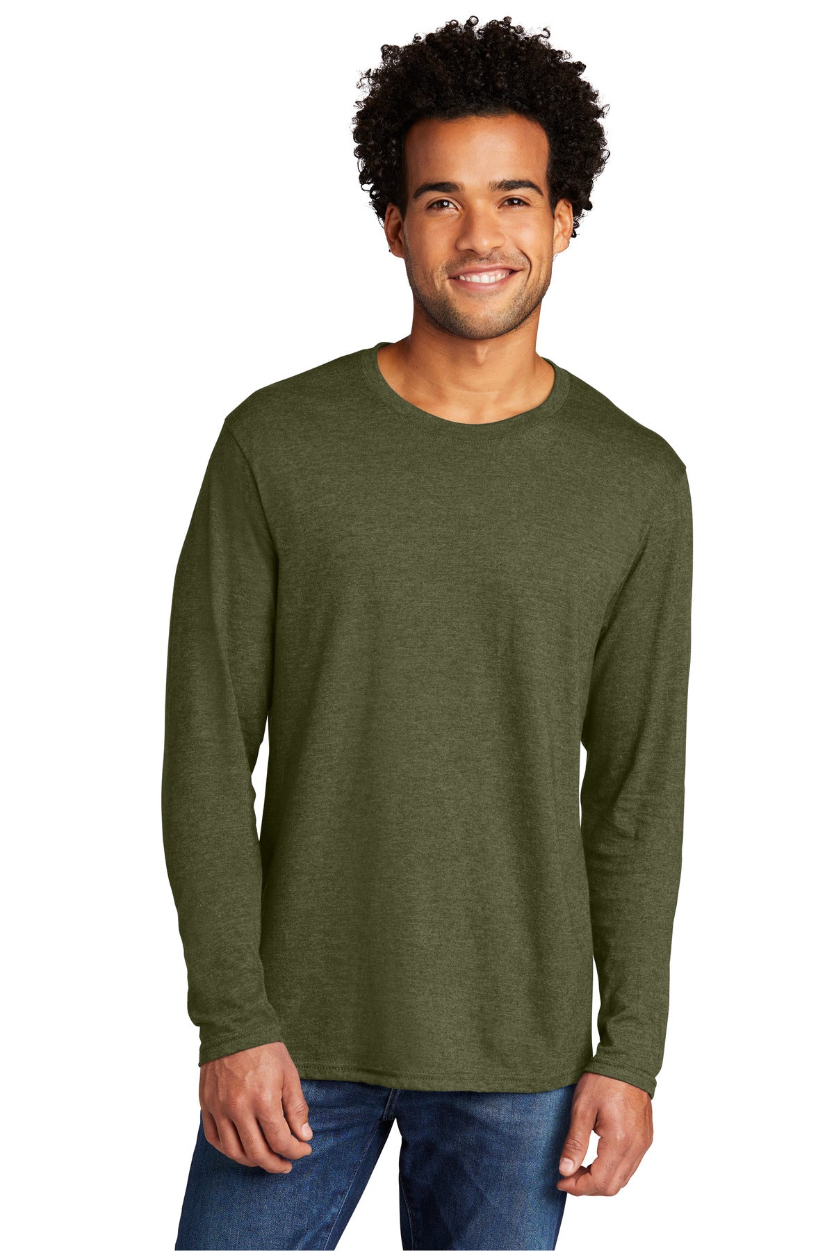 Port & Company? Tri-Blend Long Sleeve Tee. PC330LS