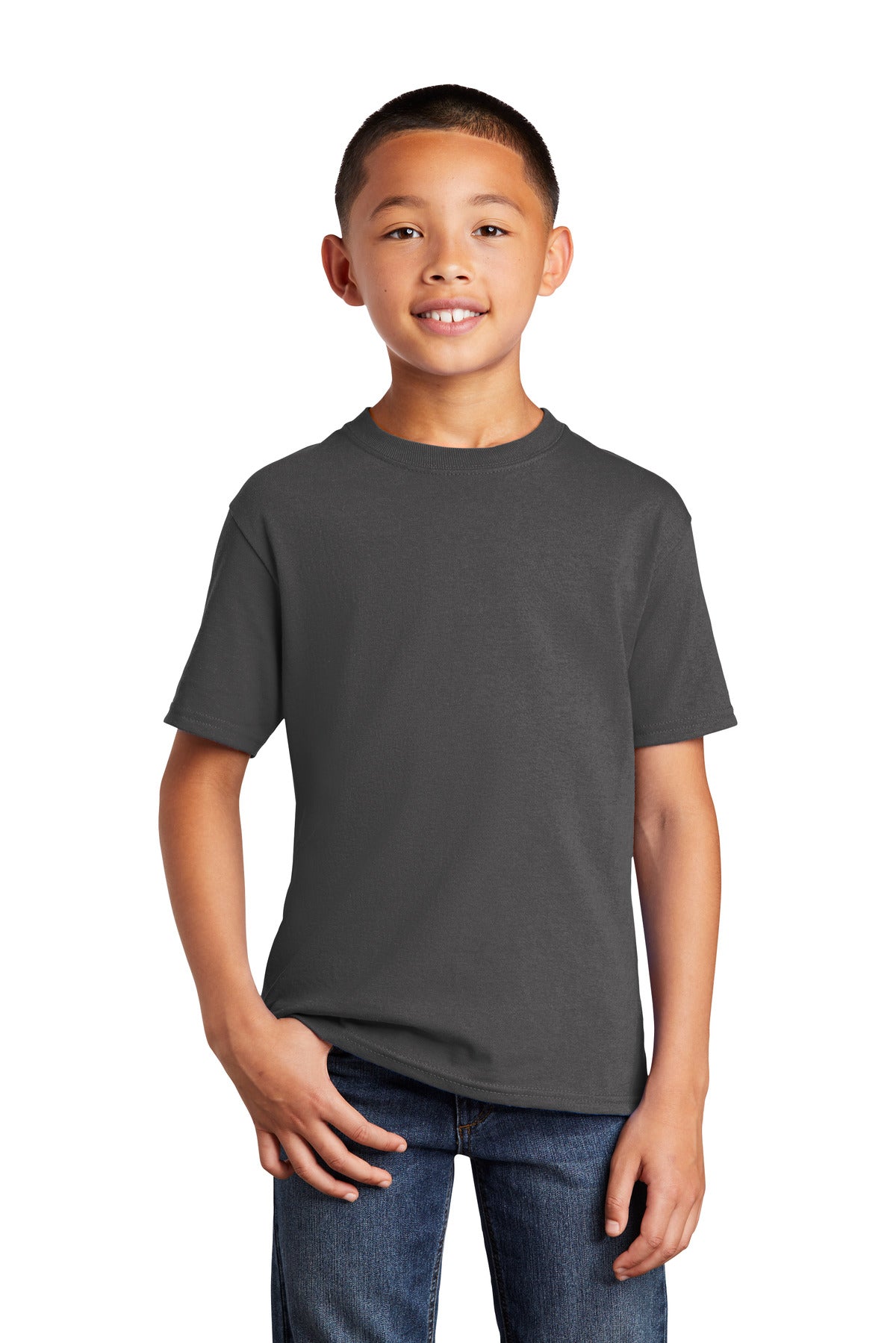 Port & Company? Youth Core Cotton DTG Tee PC54YDTG