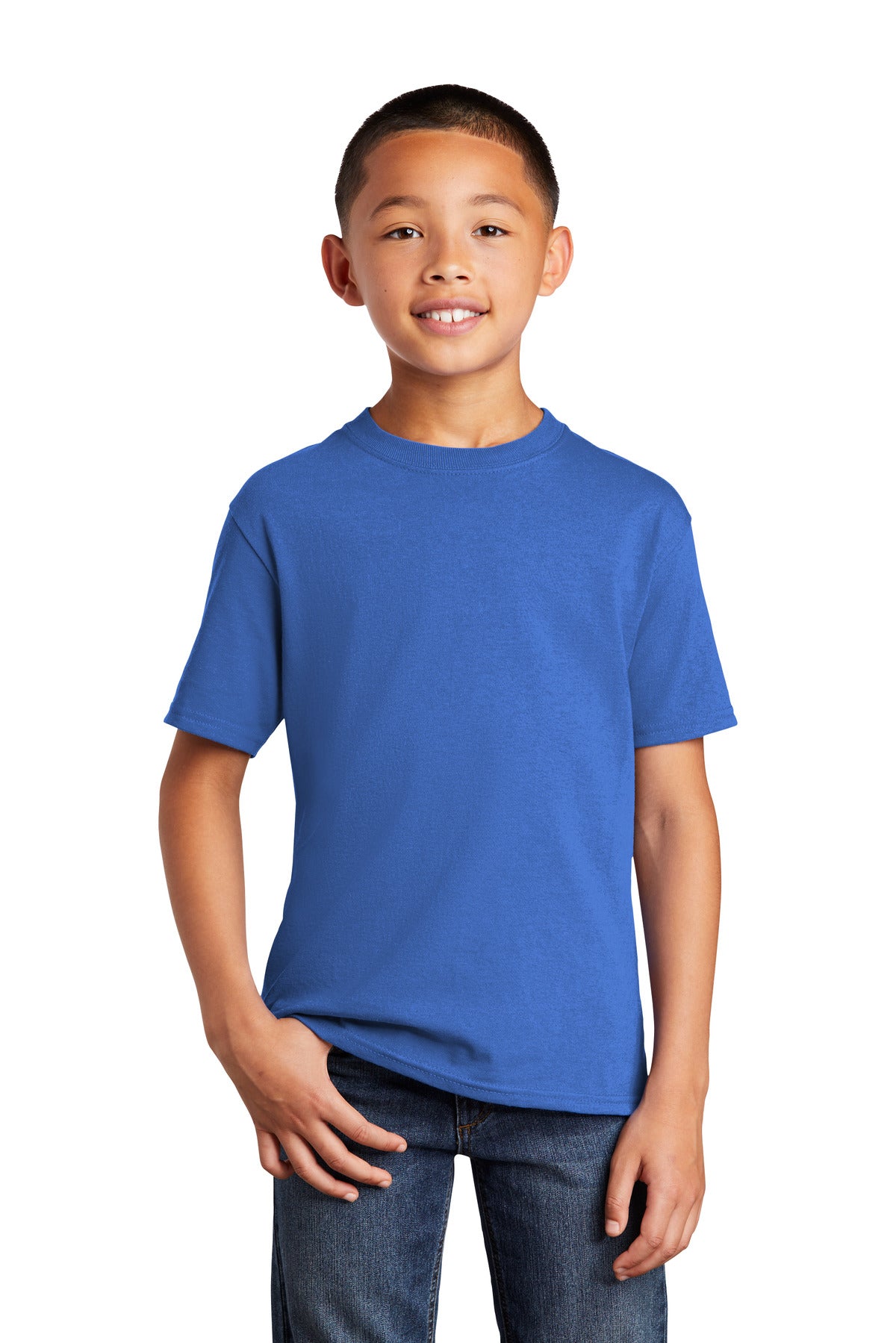 Port & Company? Youth Core Cotton DTG Tee PC54YDTG