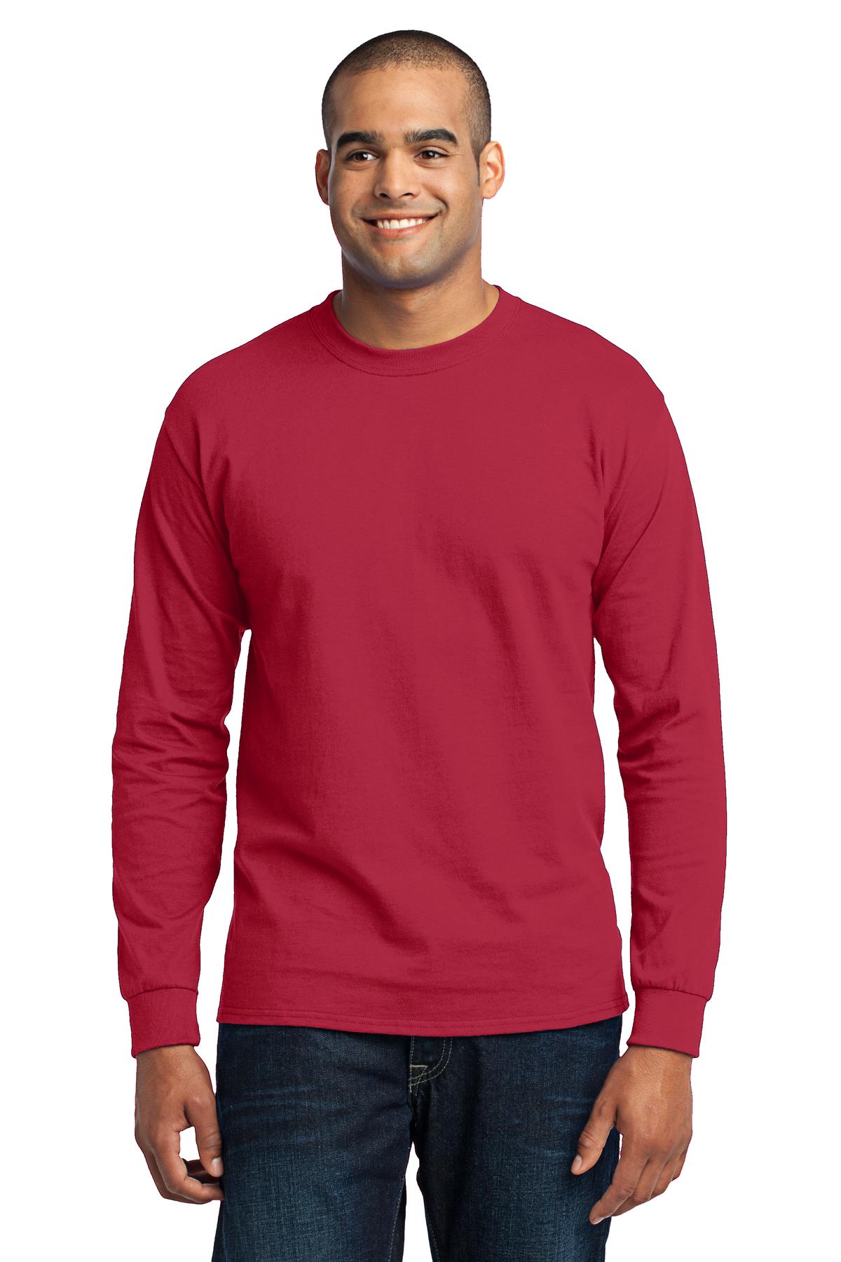 Port & Company? Tall Long Sleeve Core Blend Tee. PC55LST