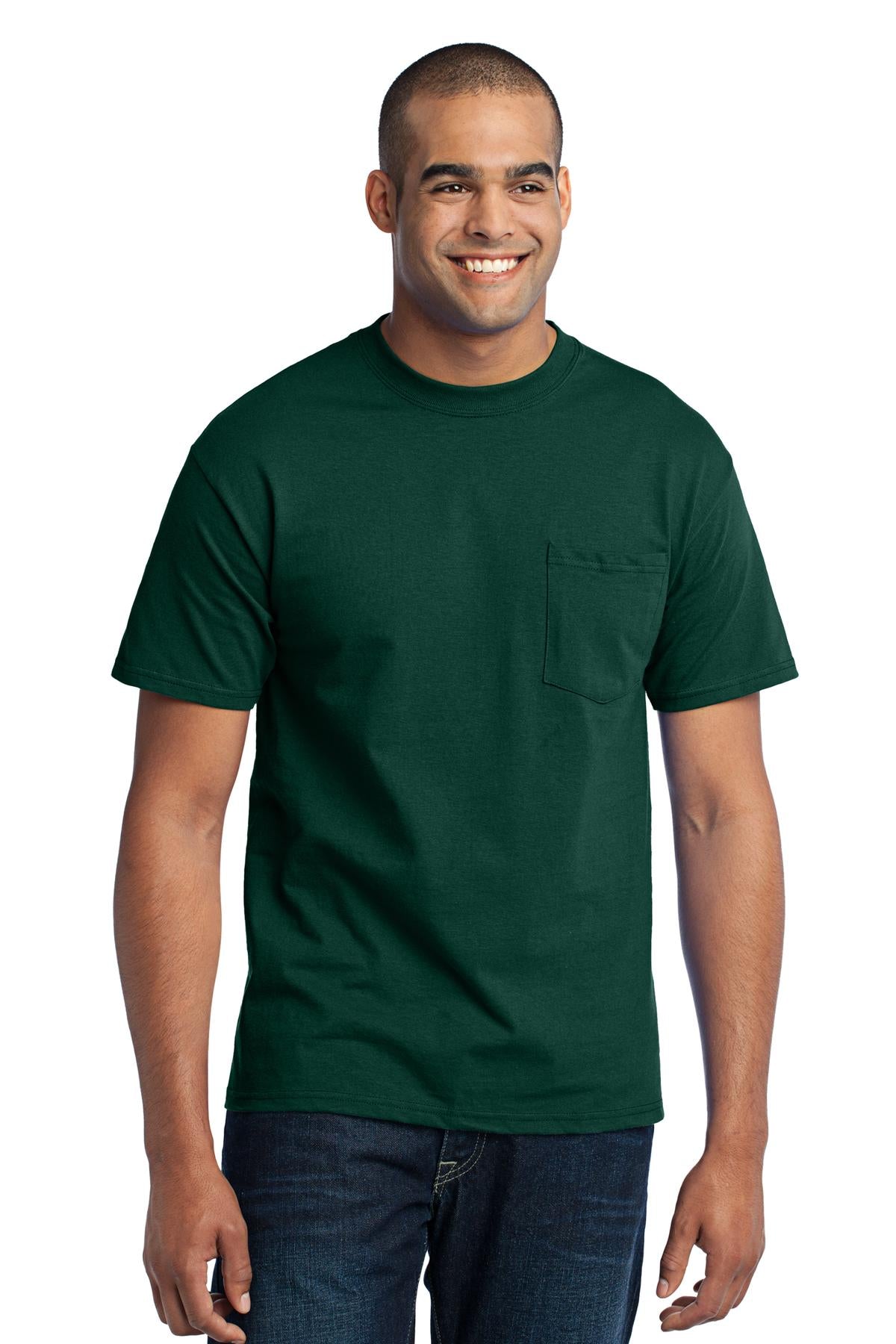 Port & Company? Tall Core Blend Pocket Tee. PC55PT