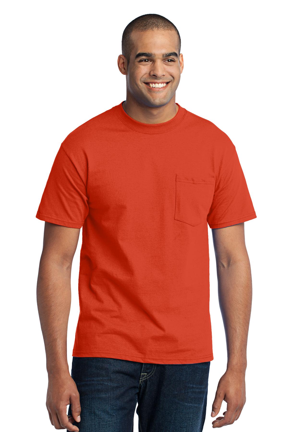 Port & Company? Tall Core Blend Pocket Tee. PC55PT