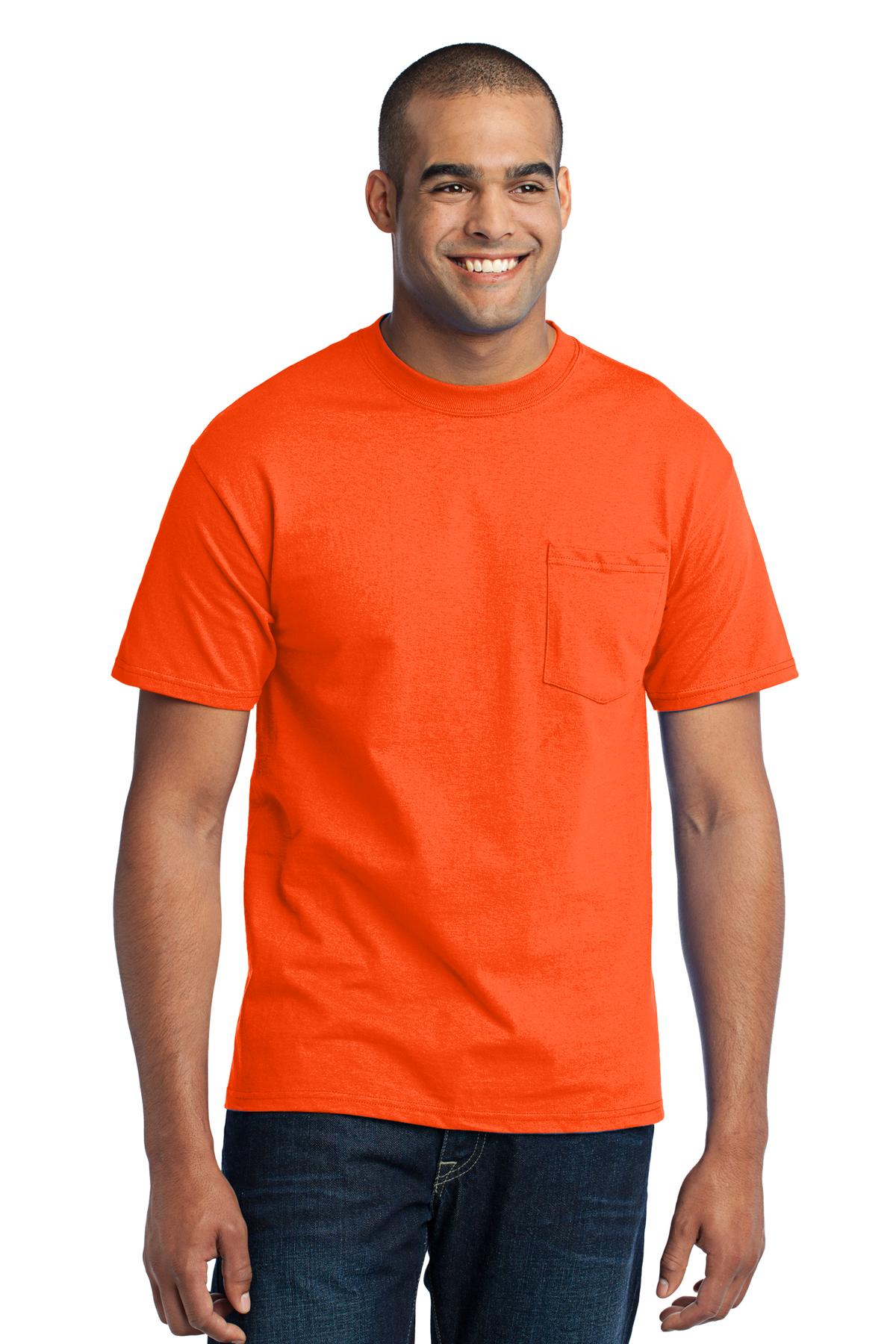 Port & Company? Tall Core Blend Pocket Tee. PC55PT