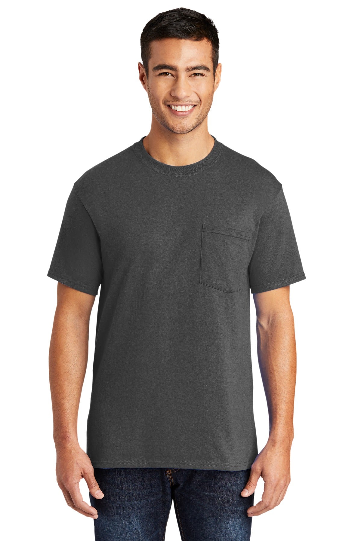 Port & Company? Tall Core Blend Pocket Tee. PC55PT