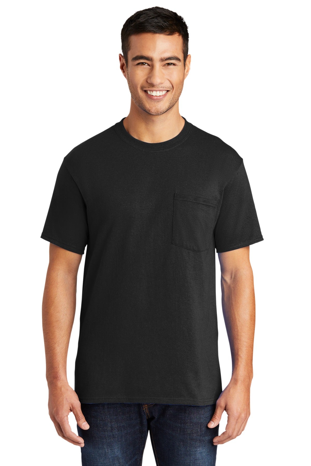 Port & Company? Tall Core Blend Pocket Tee. PC55PT