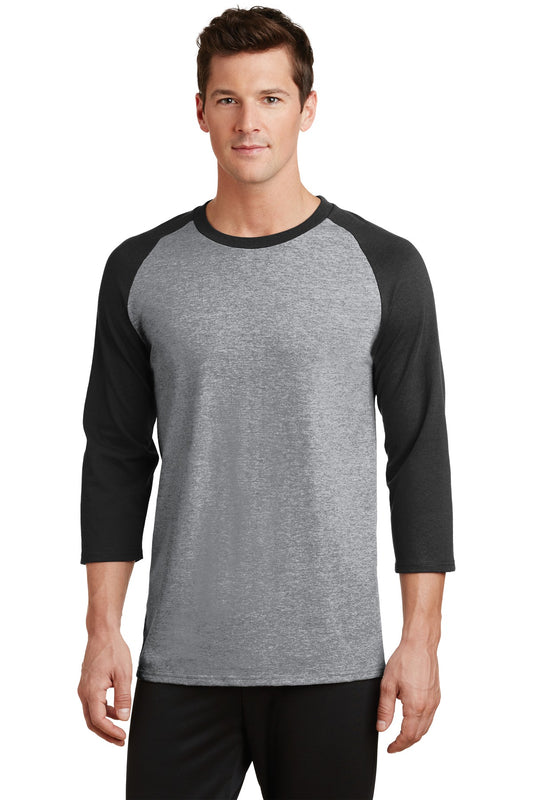 Port & Company? Core Blend 3/4-Sleeve Raglan Tee. PC55RS