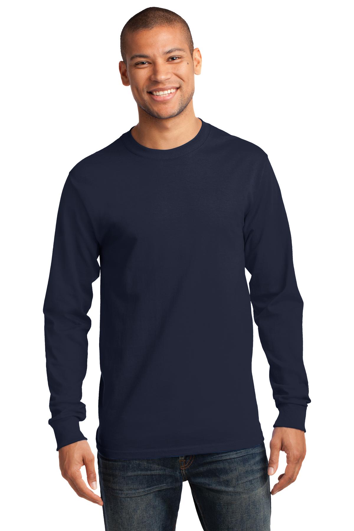 Port & Company? - Tall Long Sleeve Essential Tee. PC61LST