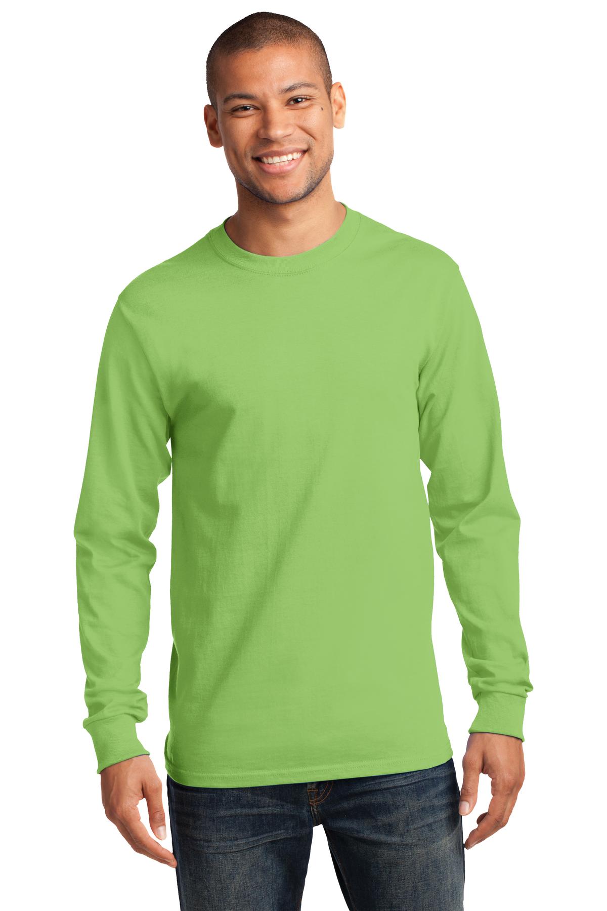 Port & Company? - Tall Long Sleeve Essential Tee. PC61LST