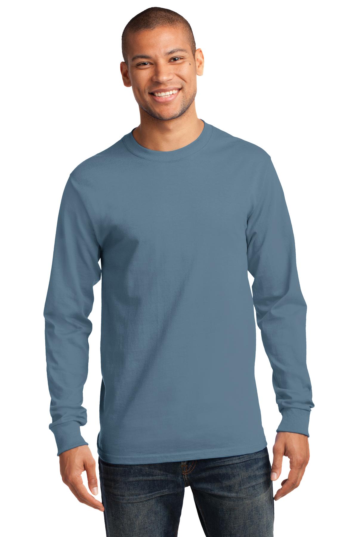 Port & Company? - Tall Long Sleeve Essential Tee. PC61LST