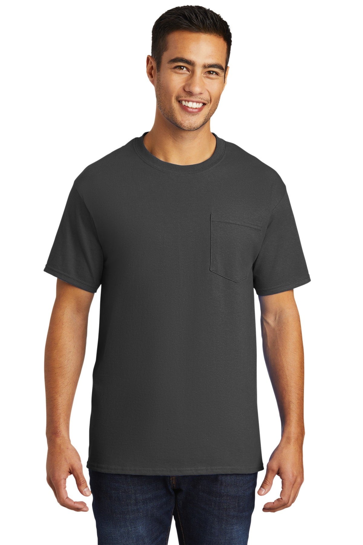 Port & Company? - Tall Essential Pocket Tee. PC61PT