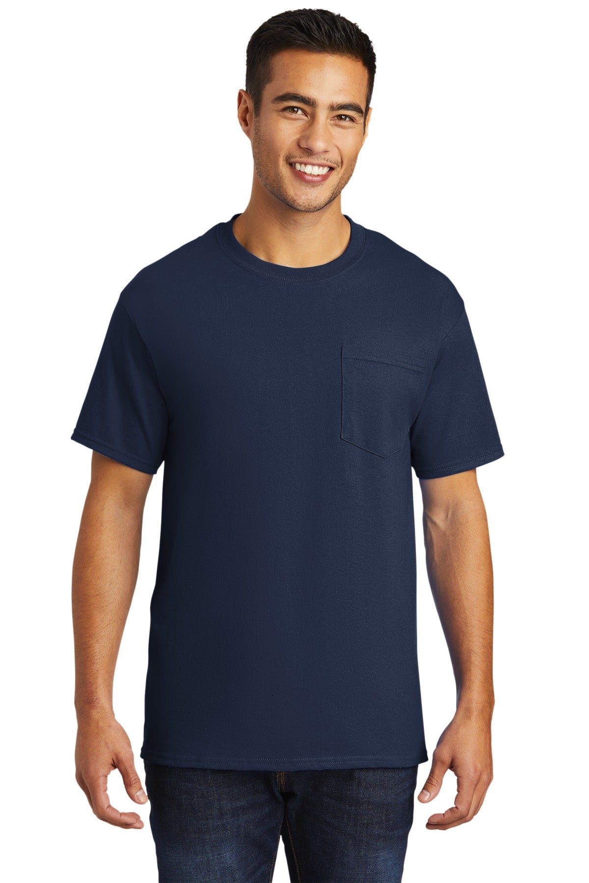 Port & Company? - Tall Essential Pocket Tee. PC61PT