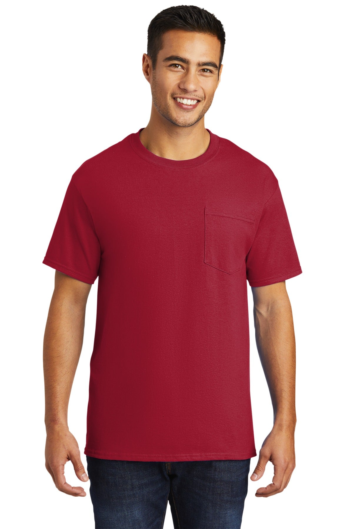 Port & Company? - Tall Essential Pocket Tee. PC61PT