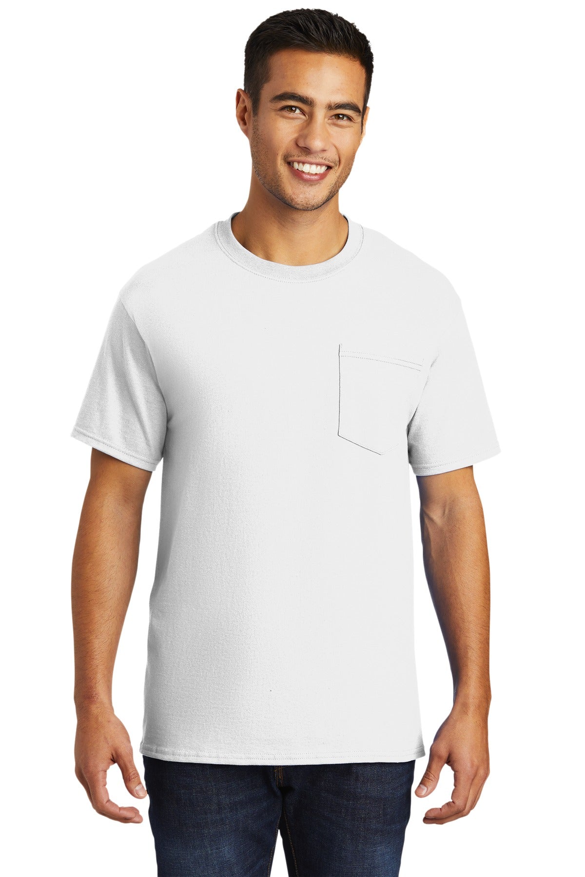 Port & Company? - Tall Essential Pocket Tee. PC61PT