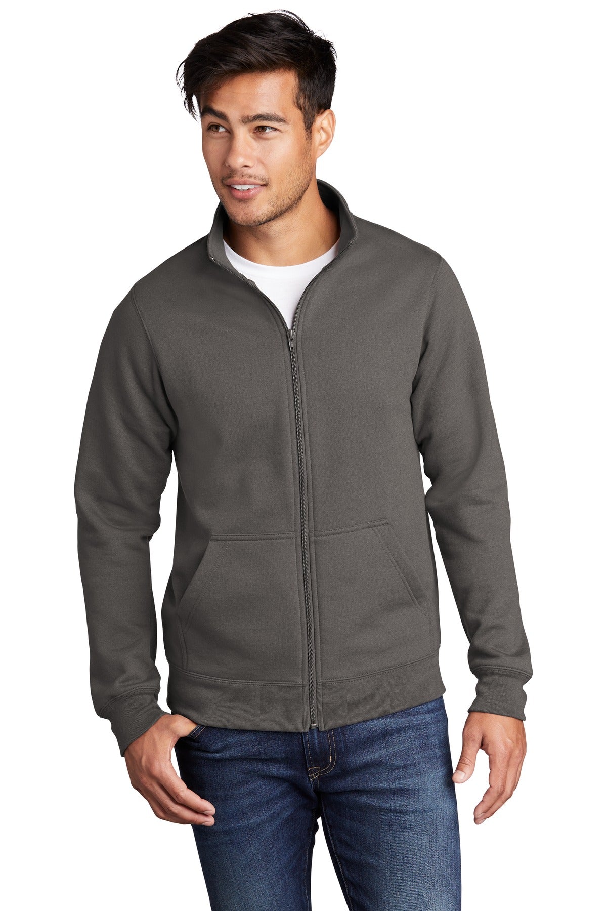 Port & Company ? Core Fleece Cadet Full-Zip Sweatshirt PC78FZ