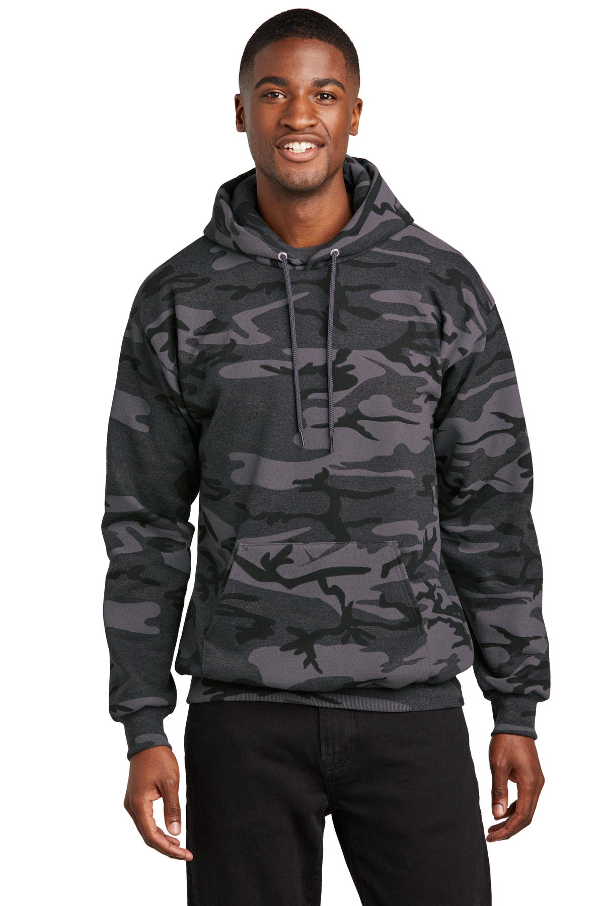 Port & Company? Core Fleece Camo Pullover Hooded Sweatshirt. PC78HC