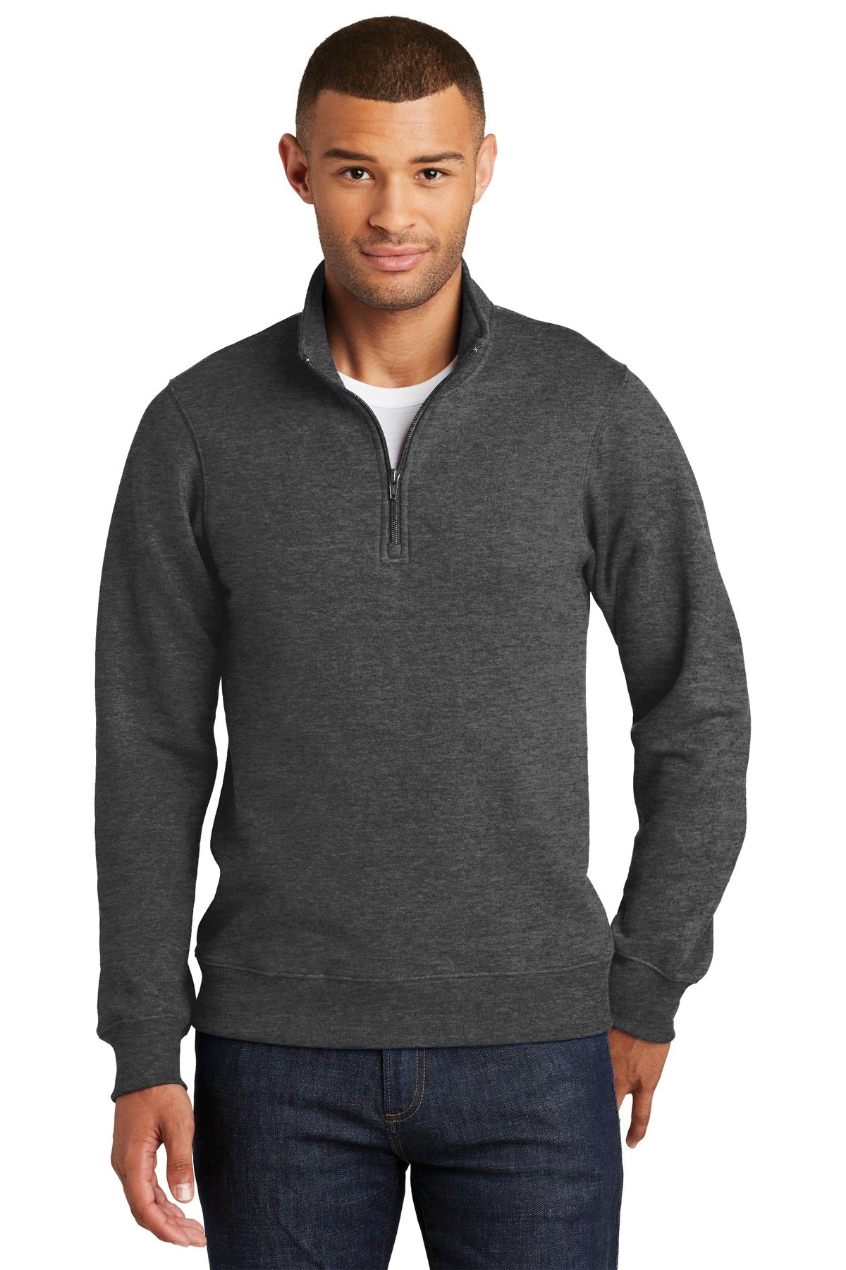 Port & Company? Fan Favorite Fleece 1/4-Zip Pullover Sweatshirt. PC850Q