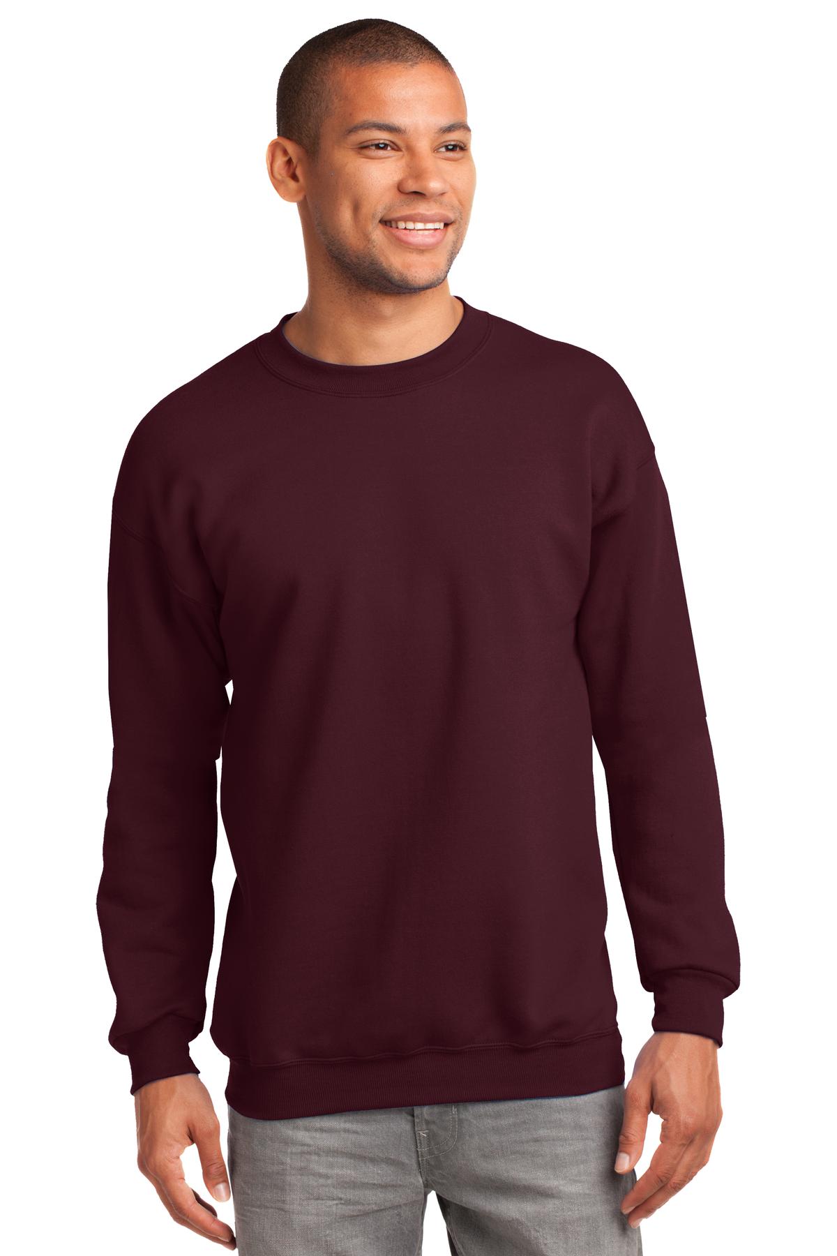 Port & Company? Tall Essential Fleece Crewneck Sweatshirt. PC90T