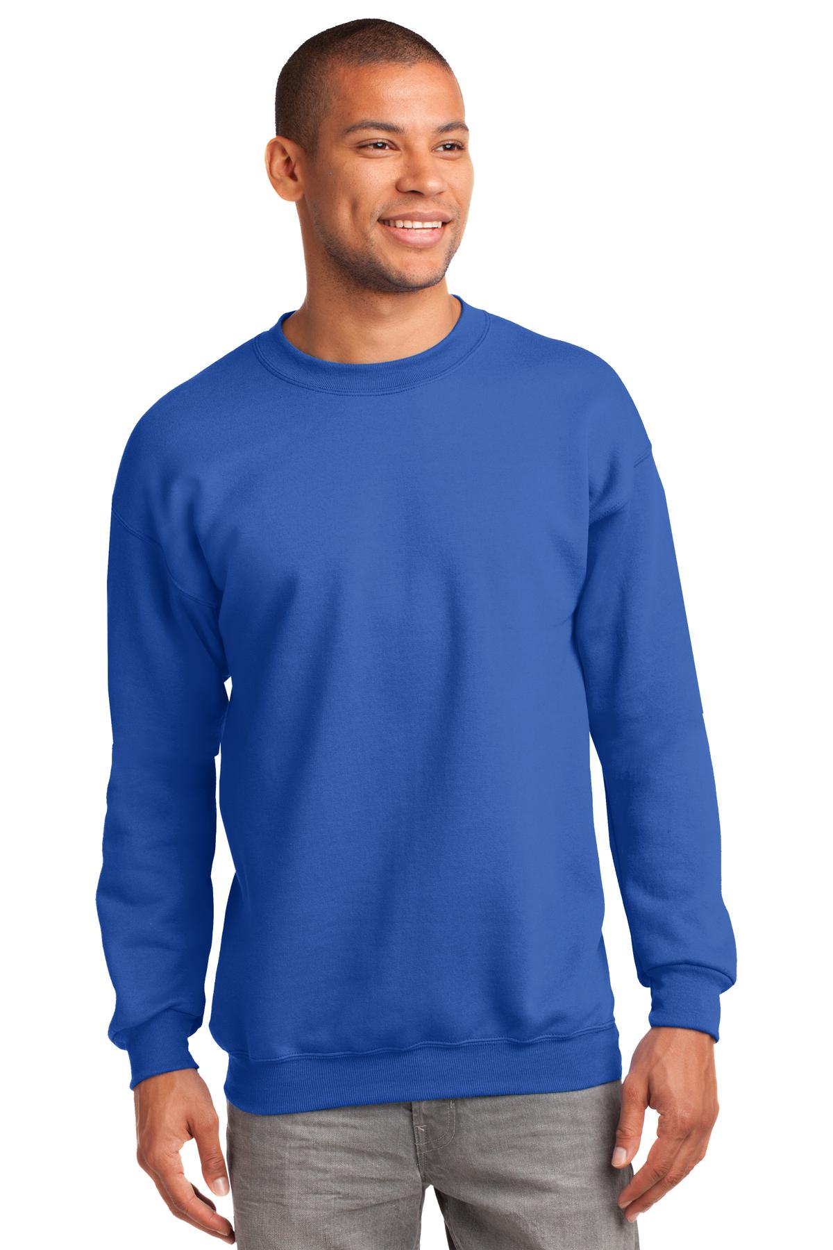 Port & Company? Tall Essential Fleece Crewneck Sweatshirt. PC90T