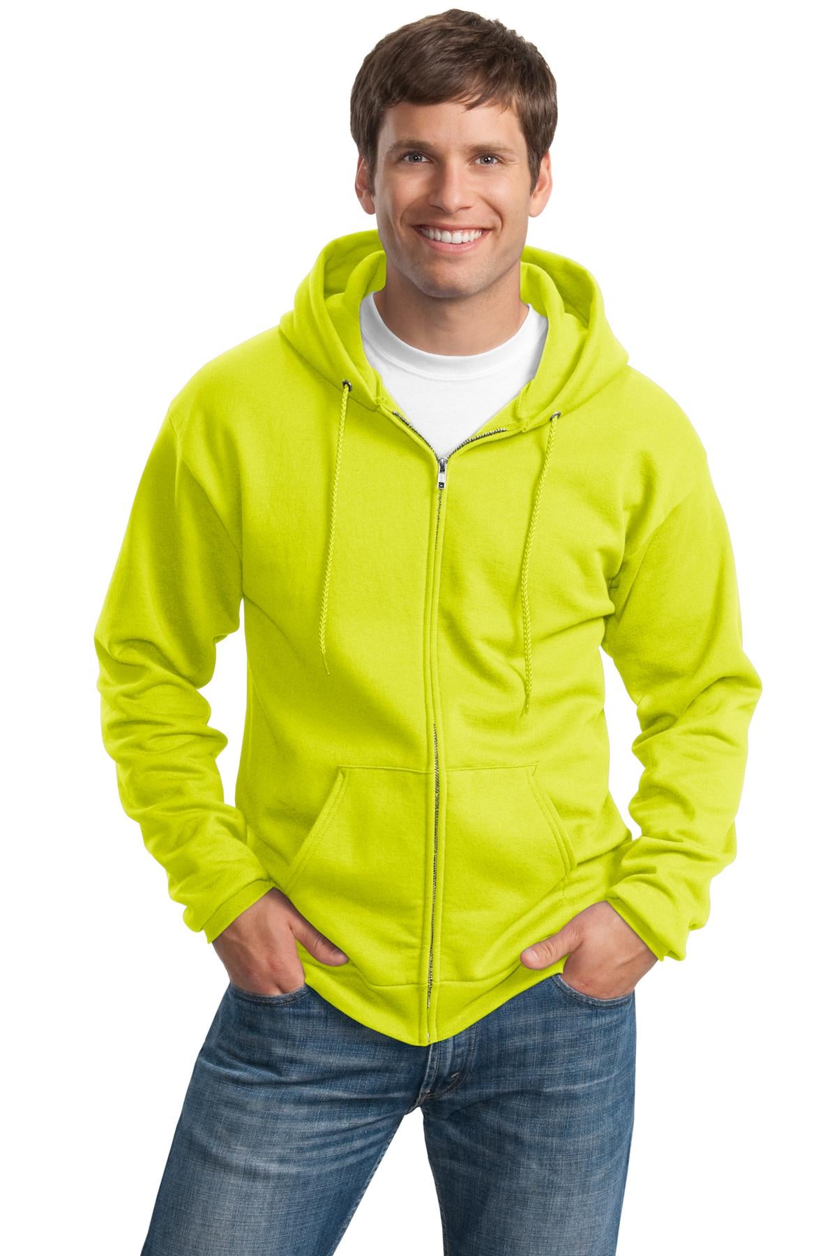 Port & Company? Tall Essential Fleece Full-Zip Hooded Sweatshirt. PC90ZHT