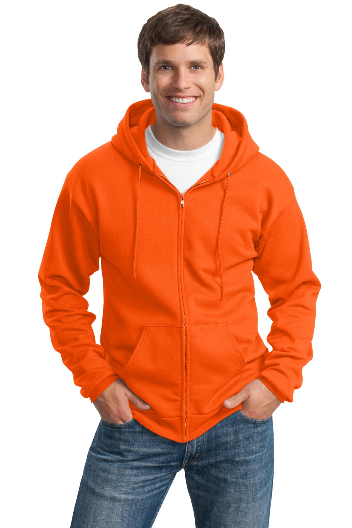 Port & Company? Tall Essential Fleece Full-Zip Hooded Sweatshirt. PC90ZHT