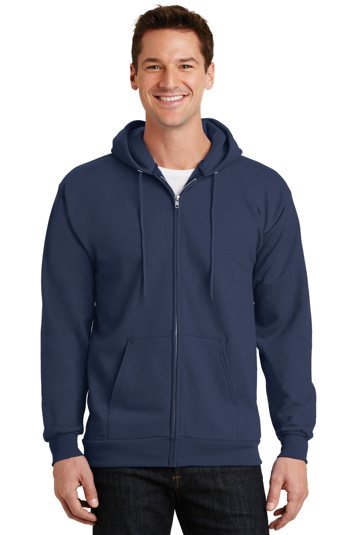 Port & Company? Essential Fleece Full-Zip Hooded Sweatshirt.  PC90ZH